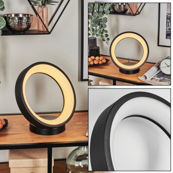Delor Lámparas de mesa LED Negro, 1 luz, Cambia de color Delor Lámparas de mesa LED Negro, 1 luz, Cambia de color