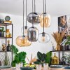Apedo Lámparas suspendidas, Lámparas colgantes Colores ámbar, Transparente, Ahumado, 6 luces