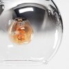 Koyoto Plafones, Luminarias esféricas Transparente, Ahumado, 10 luces