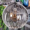 Koyoto Lámparas suspendidas, Luminarias esféricas, Lámparas colgantes Transparente, Ahumado, 5 luces