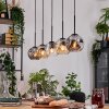 Ripoll Lámparas suspendidas, Luminarias esféricas, Lámparas colgantes Crudo, Negro, 5 luces