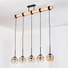 Ripoll Lámparas suspendidas, Luminarias esféricas, Lámparas colgantes Crudo, Negro, 5 luces