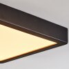 Finsrud Lámpara de baño, Plafones, Panel LED Negro, 1 luz