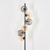 Koyoto Luminarias esféricas, Lámpara de pie Colores ámbar, Ahumado, 6 luces