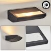 Damor Aplique de exterior, Apliques LED Negro, 1 luz Damor Aplique de exterior, Apliques LED Negro, 1 luz