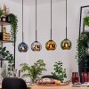 Koyoto Lámparas suspendidas, Luminarias esféricas, Lámparas colgantes Crudo, Negro, 4 luces