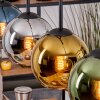 Koyoto Lámparas suspendidas, Luminarias esféricas, Lámparas colgantes Crudo, Negro, 4 luces