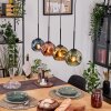 Ripoll Lámparas suspendidas, Luminarias esféricas, Lámparas colgantes Crudo, Negro, 4 luces