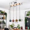 Ripoll Lámparas suspendidas, Luminarias esféricas, Lámparas colgantes Crudo, Negro, 4 luces
