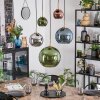 Koyoto Lámparas suspendidas, Luminarias esféricas, Lámparas colgantes dorado, Negro, 5 luces
