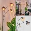 Koyoto Luminarias esféricas, Lámpara de pie Colores ámbar, Transparente, Ahumado, 3 luces