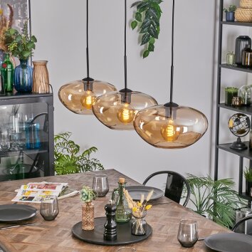 Mertola Lámparas suspendidas, Lámparas colgantes Negro, 3 luces