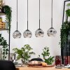 Ripoll Lámparas suspendidas, Luminarias esféricas, Lámparas colgantes Crudo, Negro, 4 luces