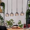 Ripoll Lámparas suspendidas, Luminarias esféricas, Lámparas colgantes Crudo, Negro, 4 luces