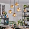 Ripoll Lámparas suspendidas, Luminarias esféricas, Lámparas colgantes dorado, Negro, 5 luces