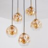 Ripoll Lámparas suspendidas, Luminarias esféricas, Lámparas colgantes dorado, Negro, 5 luces