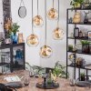 Ripoll Lámparas suspendidas, Luminarias esféricas, Lámparas colgantes dorado, Negro, 5 luces