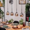 Ripoll Lámparas suspendidas, Luminarias esféricas, Lámparas colgantes Crudo, Negro, 4 luces