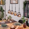 Ripoll Lámparas suspendidas, Luminarias esféricas, Lámparas colgantes Crudo, Negro, 4 luces