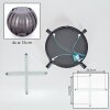 Koyoto Plafones, Luminarias esféricas Ahumado, 4 luces
