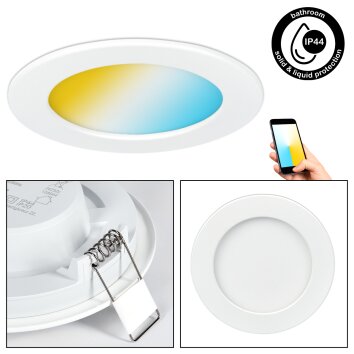 Finsrud Plafones, Empotrables LED Blanca, 3 luces Finsrud Plafones, Empotrables LED Blanca, 3 luces