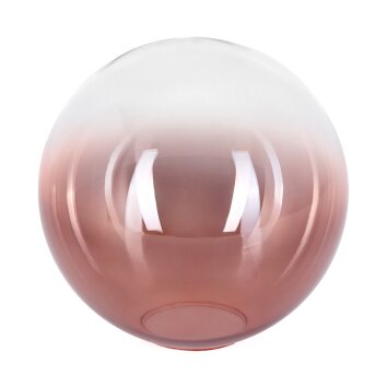 Pantalla de lámpara de cristal  Gastor Vidrio de recambio, Pieza de repuesto 15 cm Verde, Transparente