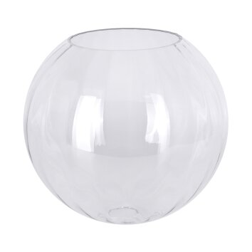 Pantalla de lámpara de cristal  Koyoto Vidrio de recambio, Pieza de repuesto 30 cm Transparente Pantalla de lámpara de cristal  Koyoto Vidrio de recambio, Pieza de repuesto 30 cm Transparente