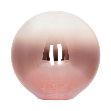 Pantalla de cristal  Chehalis Vidrio de recambio, Pieza de repuesto 10 cm Transparente, Color cobre