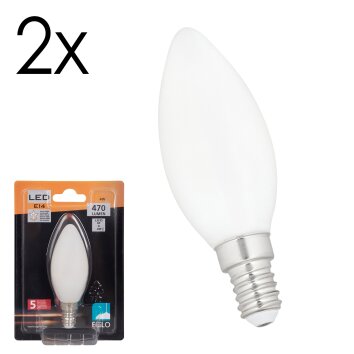 E14 LED 4 Watt blanco cálido 470 Lumen