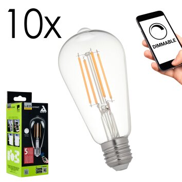 E27 6 Watt blanco cálido regulable 806 Lumen