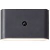 Lámparas Brilliant Xino Aplique de exterior LED Negro, 1 luz