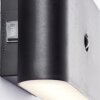 Lámparas Brilliant Xino Aplique de exterior LED Negro, 1 luz