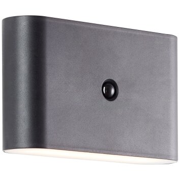 Lámparas Brilliant Xino Aplique de exterior LED Negro, 1 luz