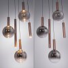 Lámparas Paul Neuhaus BOWL Lámparas colgantes LED Marrón, 5 luces