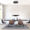 Paul Neuhaus Q-Serie Q-STRETTO Lámparas colgantes LED Negro, 2 luces, Mando a distancia