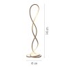 Lámparas Paul Neuhaus TWIST Lámpara de pie LED Color arena, 1 luz