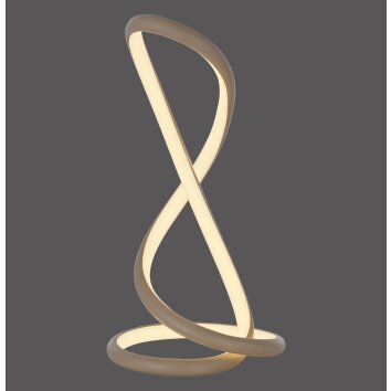 Lámparas Paul Neuhaus TWIST Lámparas de mesa LED Color arena, 1 luz