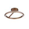 Lámparas Trio Amador Plafones LED Marrón, 1 luz