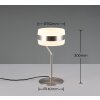 Lámparas Trio Dios Lámparas de mesa LED Níquel-mate, 1 luz