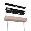 Lámparas Trio Donegal Lámparas colgantes LED Beige, 1 luz, Mando a distancia