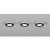 Lámparas Trio Himal Empotrables LED Negro, 3 luces