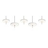 Lámparas Trio KEATON Lámparas colgantes LED Gris, 1 luz