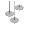 Lámparas Trio KEATON Lámparas colgantes LED Gris, 3 luces