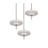 Lámparas Trio KEATON Lámparas colgantes LED Gris, 3 luces