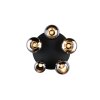 Lámparas Trio Lumina Plafones Negro, 5 luces