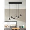 Lámparas Trio Romeo Lámparas colgantes LED Negro, 6 luces