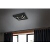 Lámparas Trio Snip Plafones LED Negro, 1 luz, Mando a distancia