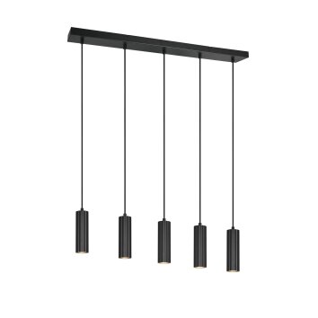 Lámparas Trio Soka Lámparas colgantes Negro, 5 luces