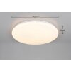 Lámparas Reality Cetus Plafones LED Blanca, 1 luz, Mando a distancia, Cambia de color