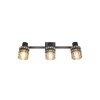 Lámparas Reality Jack Spot techo Negro, 3 luces
